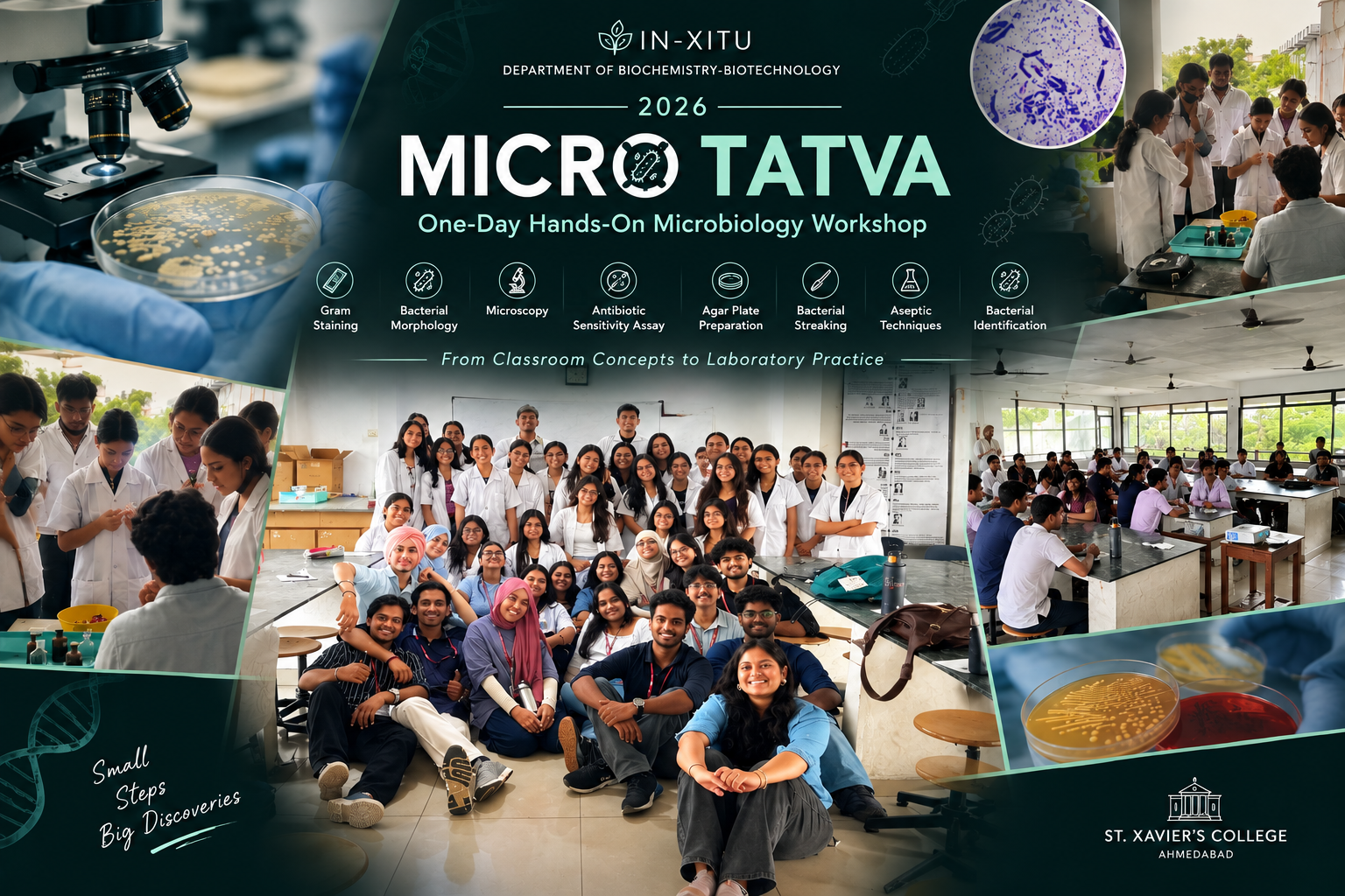 MICRO TATVA — Hands-On Microbiology Workshop
